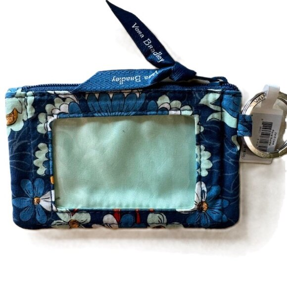 NWT Vera Bradley FLORAL BURSTS Zip ID Case - Picture 3 of 5